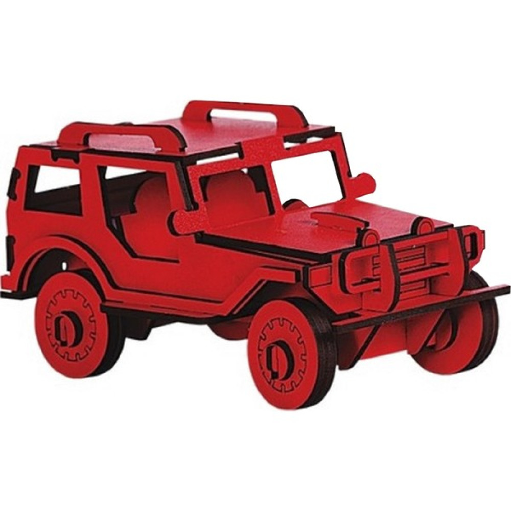 Pershang Jeep 64 Parça Ahşap 3D Puzzle Oto Boyaları Fiyatı