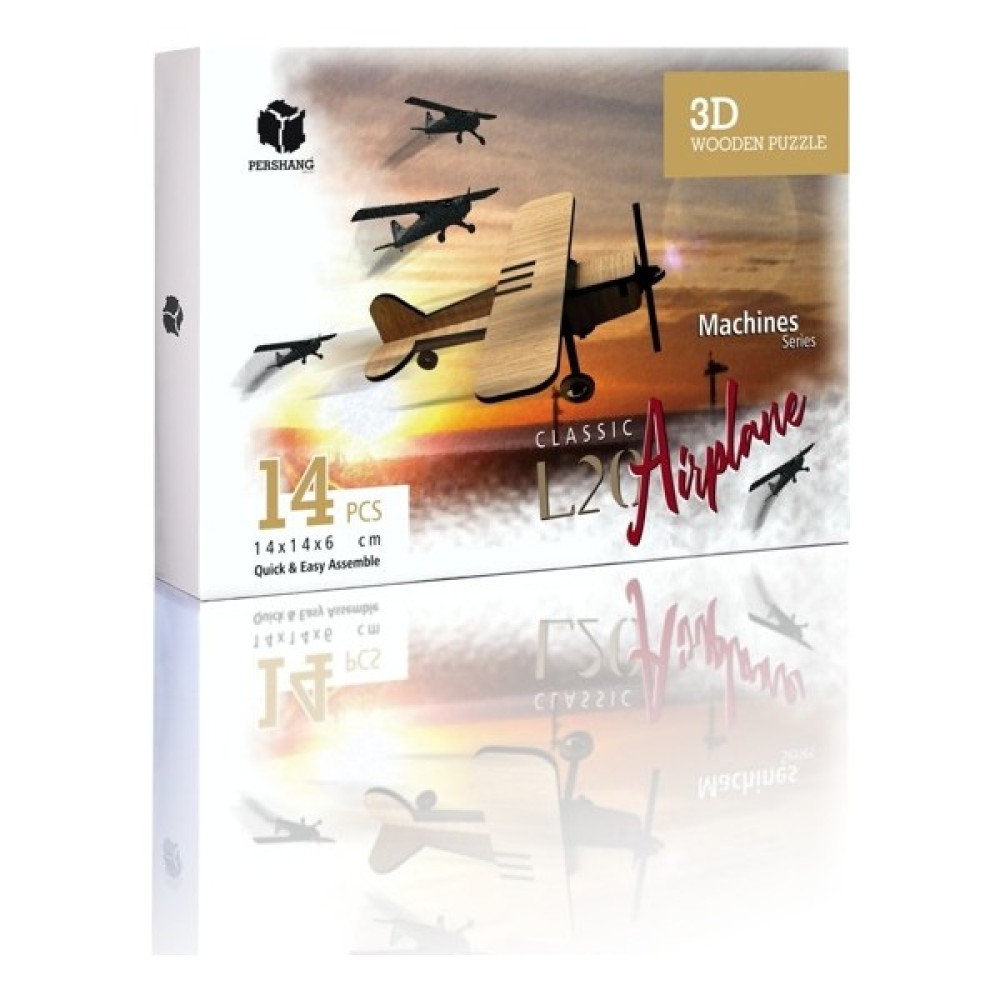 Pershang Tek Bale Uçağı L20 14 Parça Ahşap 3D Puzzle Oto Boyaları Fiyatı