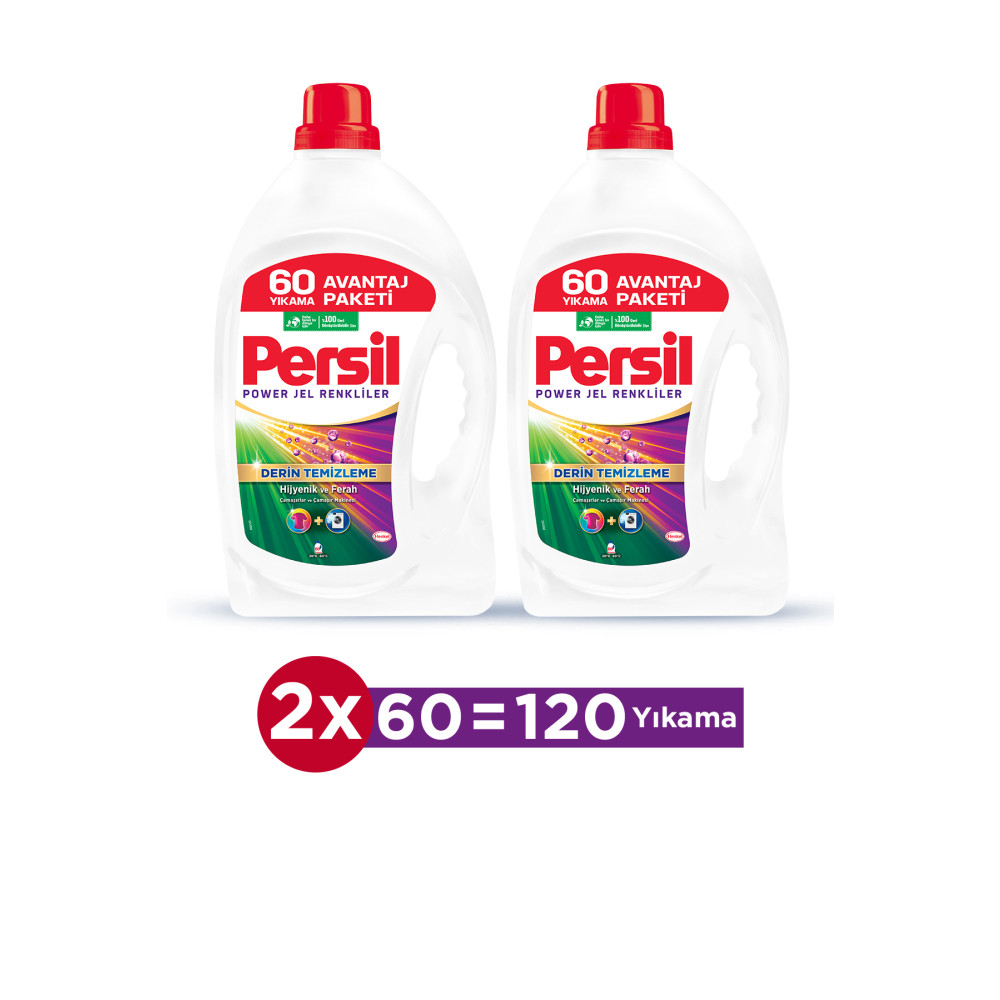 Persil Color Jel Deterjan 60 Yıkama 3900ml X 2 Adet Çamaşır Deterjanı Fiyatı