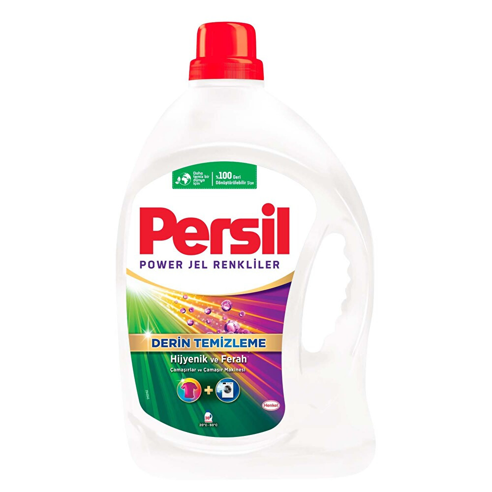 Persil Jel Color Renkliler Sıvı Çamaşır Detarjanı 38 Yıkama 2470 ml Diğer Fiyatı