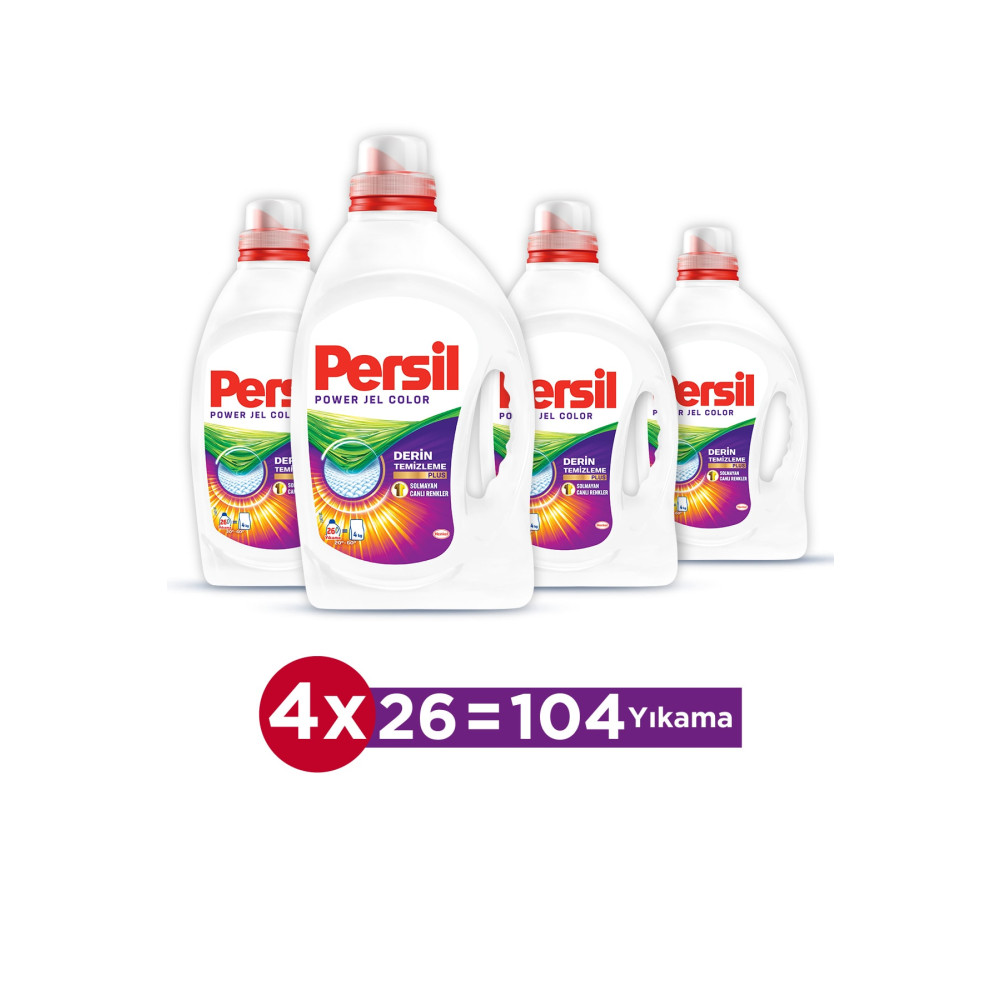 Persil Sıvı Çamaşır Deterjanı 4 x 26 WL Color (104 Yıkama) Çamaşır Deterjanı Fiyatı