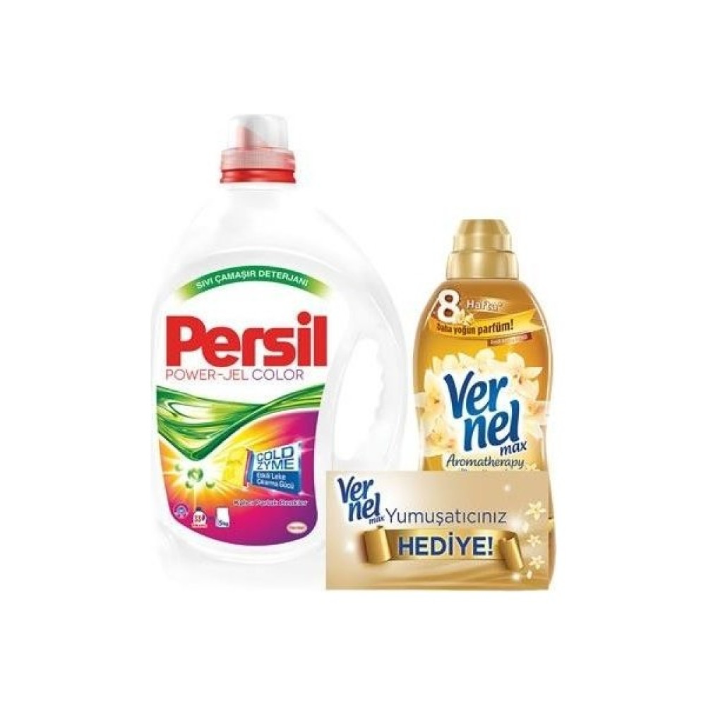 Persil Sıvı Color 2,310 L+Vernel Max 720 ml 2'li - 750 ml Çamaşır Deterjanı Fiyatı
