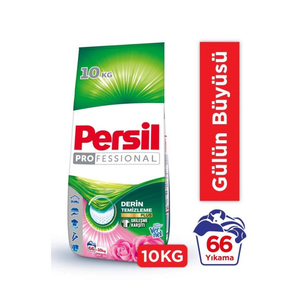 Persil Toz Çamaşır Deterjanı 10kg (66 YIKAMA) Gülün Büyüsü Çamaşır Deterjanı Fiyatı