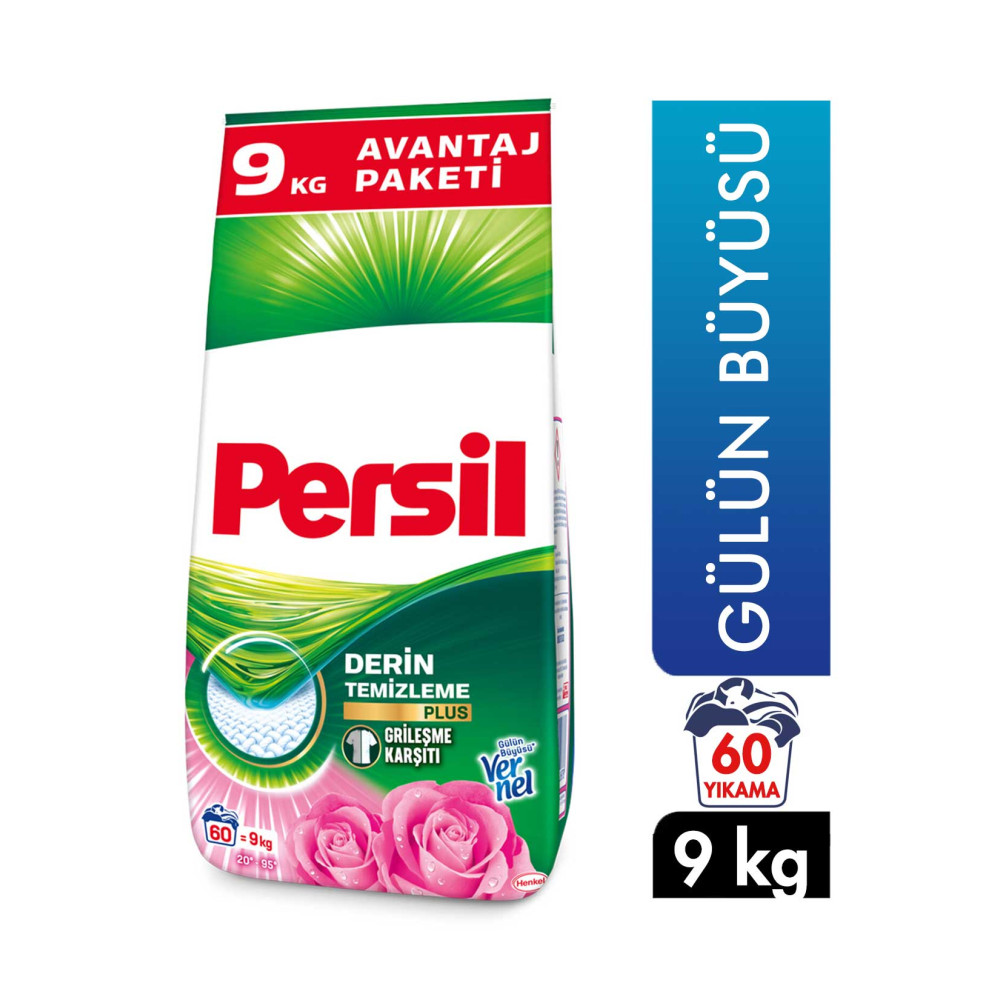 Persil Toz Çamaşır Deterjanı 9 kg 60 Yıkama Gülün Büyüsü Çamaşır Deterjanı Fiyatı