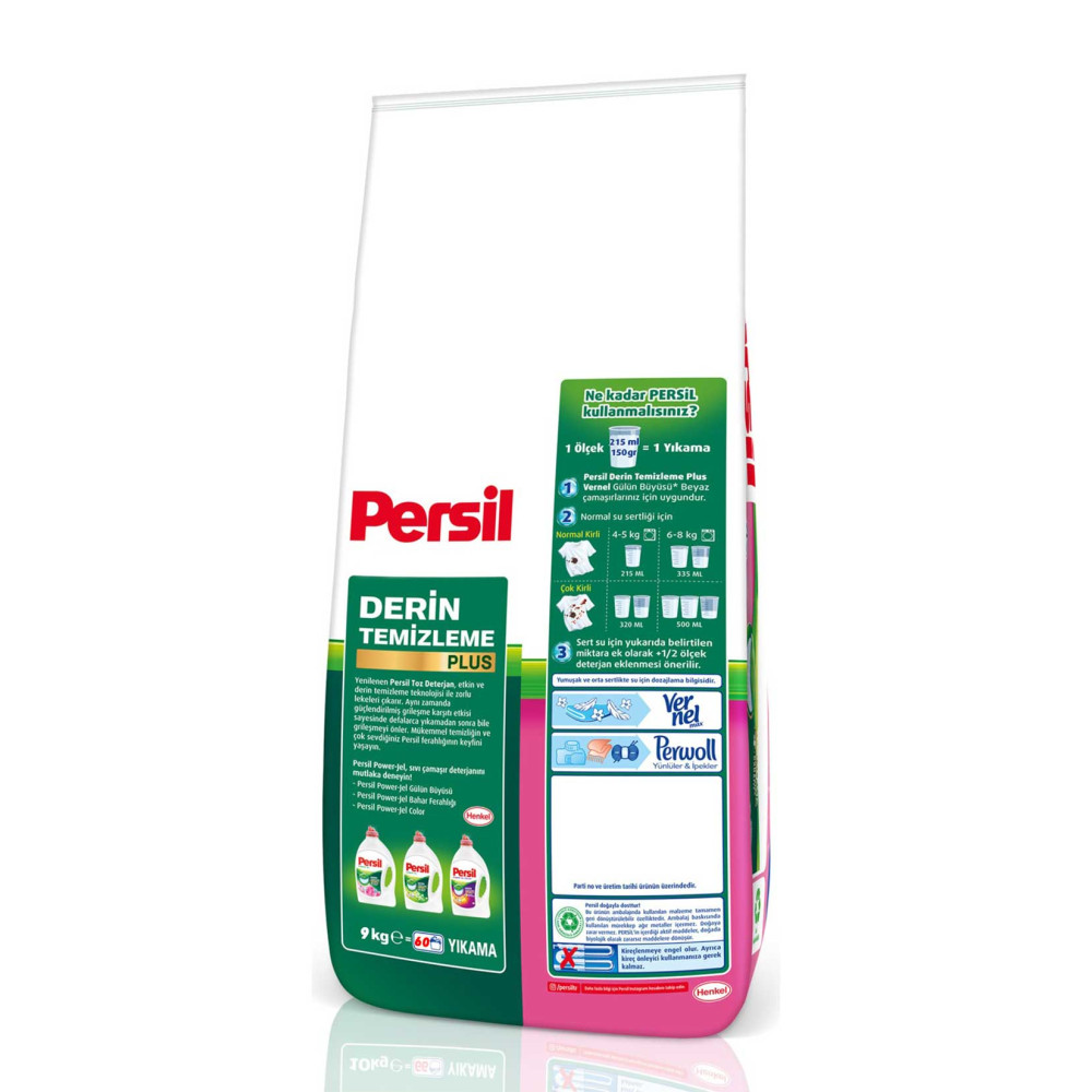 Persil Toz Çamaşır Deterjanı 9 kg 60 Yıkama Gülün Büyüsü