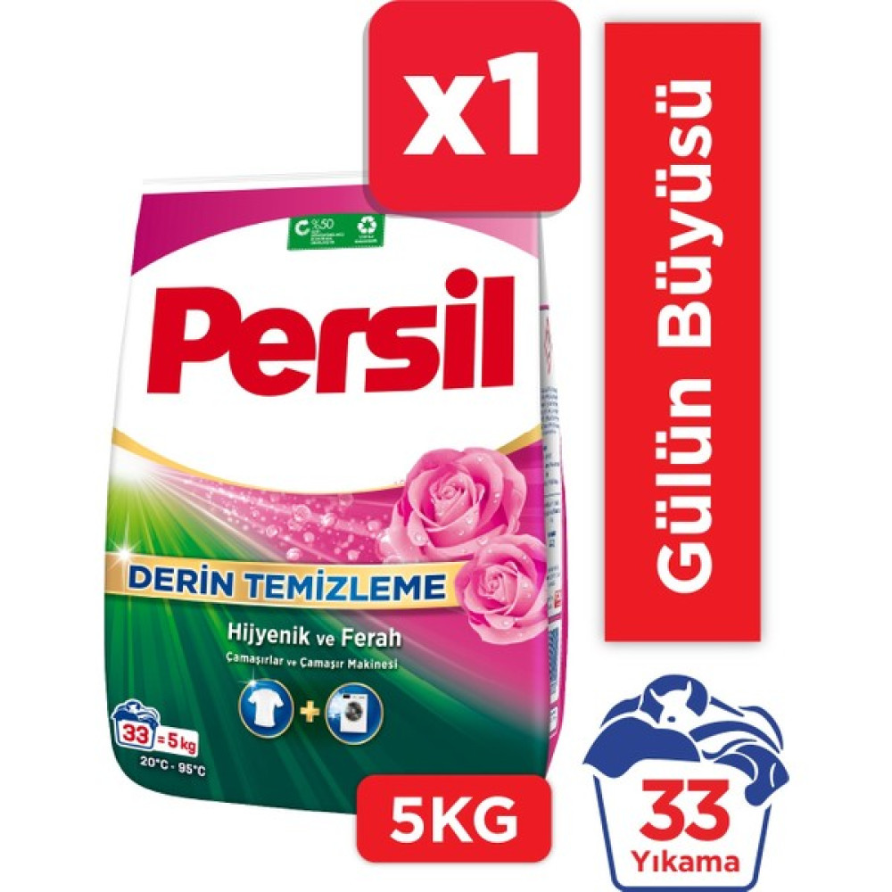 Persil Toz Çamaşır Deterjanı Gülün Büyüsü 5 kg (33 Yıkama) Çamaşır Deterjanı Fiyatı