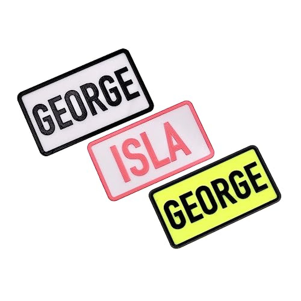Personalised Numberplate Compatible with Little Tikes Cozy Coupe Toy Ride On Car