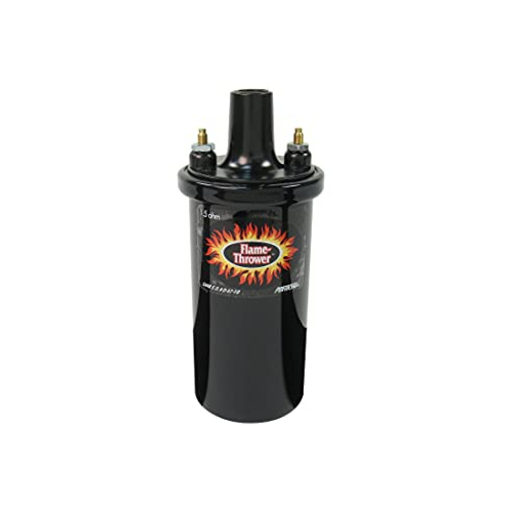 Pertronix 40011 Flame-Thrower Ignition Coil, 40,000 Volt 1.5 Ohm, 12 Volt, Black