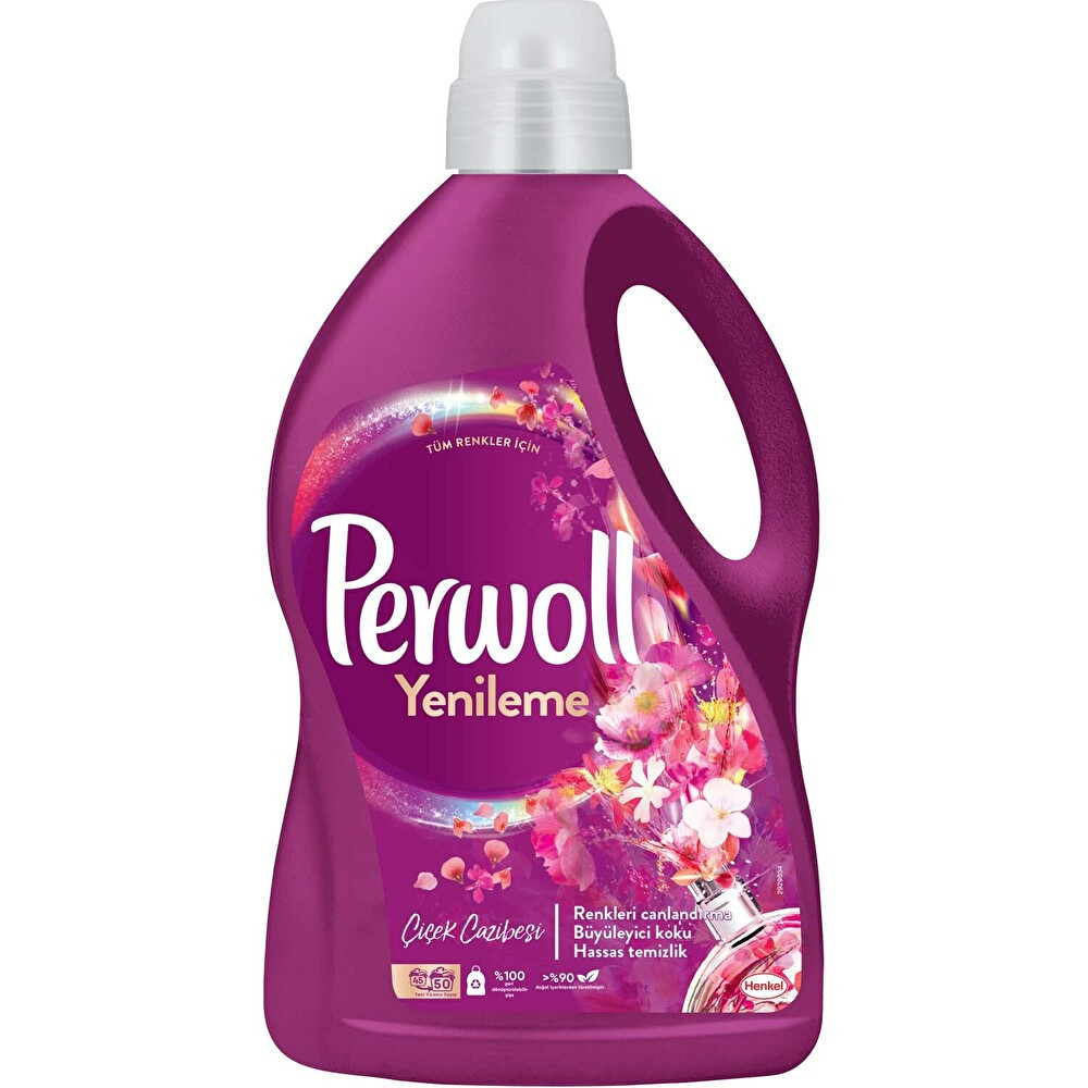 Perwoll Hassas Sıvı Çamaşır Deterjanı Yenileme&Çiçek Cazibesi 2.75 L Çamaşır Deterjanı Fiyatı