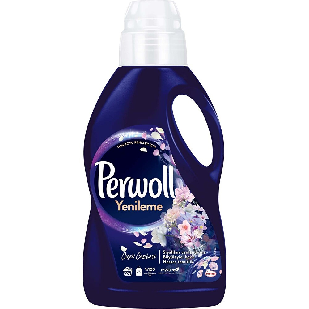 Perwoll Hassas Sıvı Çamaşır Deterjanı Yenileme&Çiçek Cazibesi Siyah 1,32 L Çamaşır Deterjanı Fiyatı