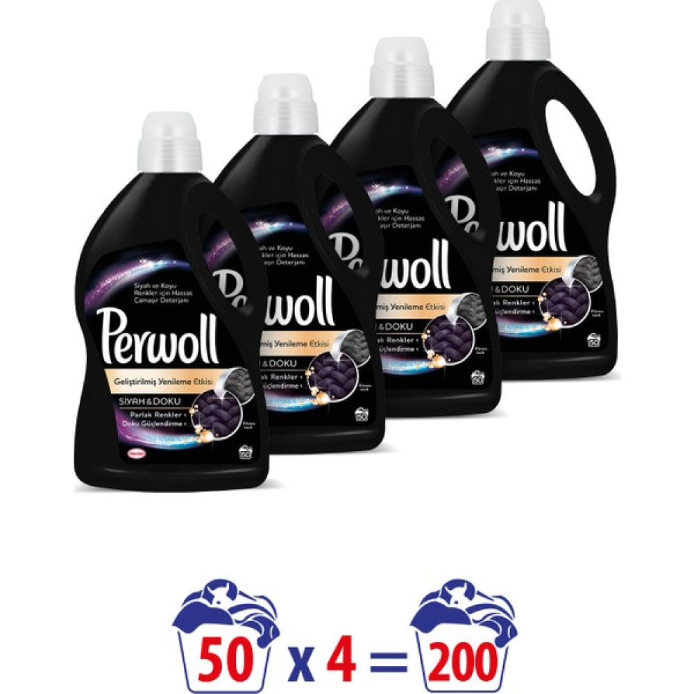 Perwoll Mix Black Ecom 3 lt x4 Çamaşır Deterjanı Fiyatı