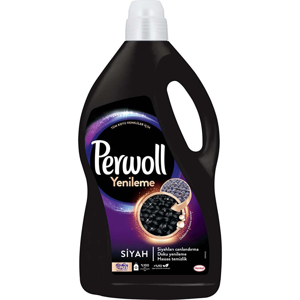 Perwoll Yenileme Siyahlar Sıvı Çamaşır Detarjanı 72 Yıkama 3960 ml Diğer Fiyatı