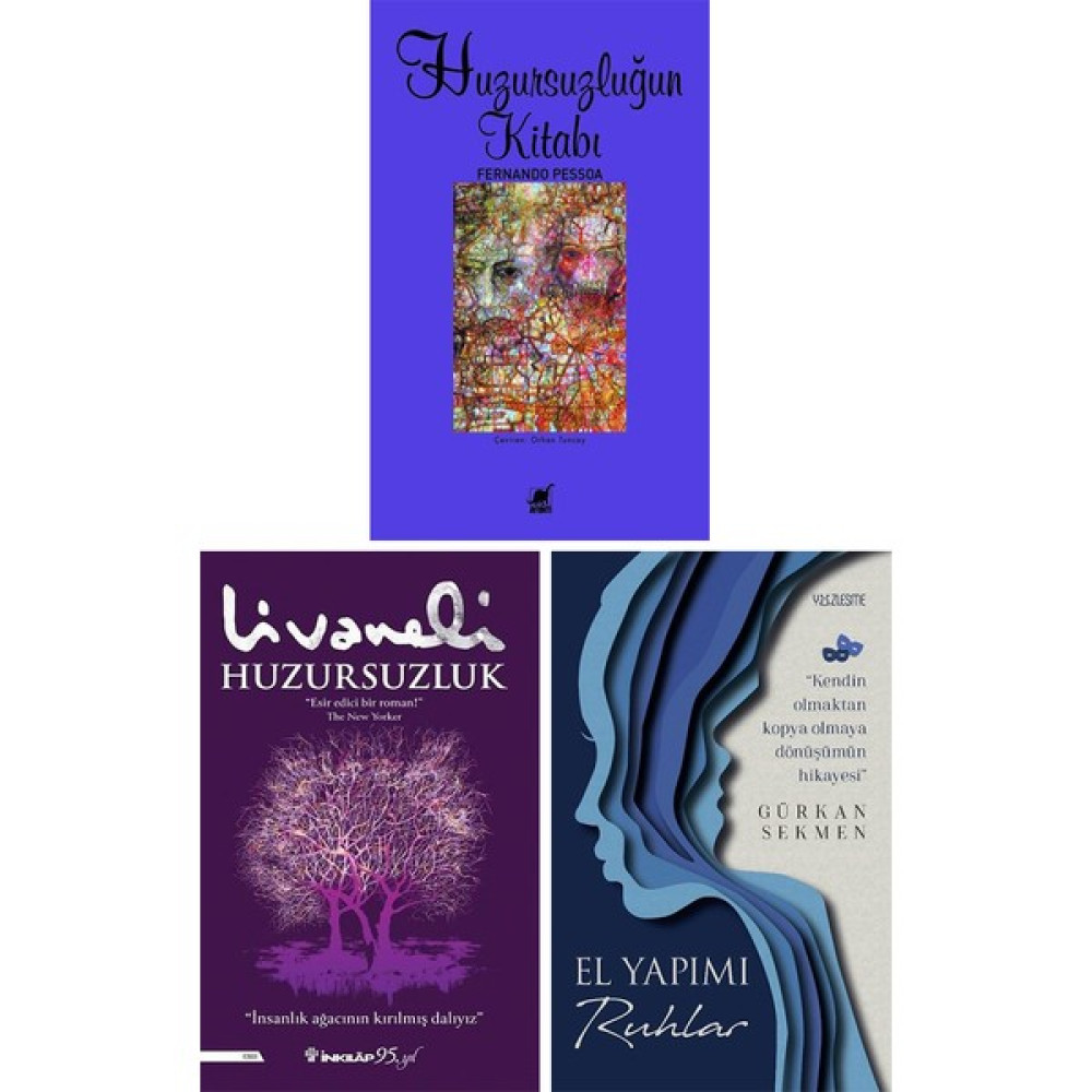Pessoa Huzursuzluğun Kitabı - Huzursuzluk - El Yapımı Ruhlar - Zülfü Livaneli Edebiyat Fiyatı