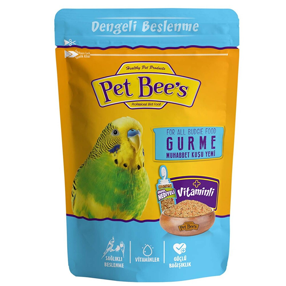 Pet Bee's Gurme Muhabbet Kuşu Yemi 400 g Evcil Hayvan Ürünleri Fiyatı