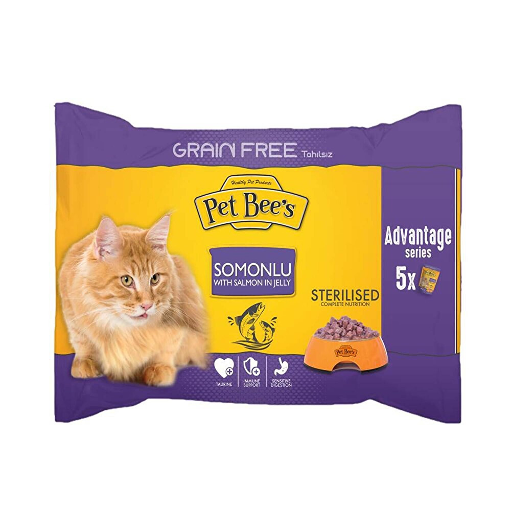 Pet Bee's Kısır Kedi Somonlu 5 * 100 g Evcil Hayvan Ürünleri Fiyatı