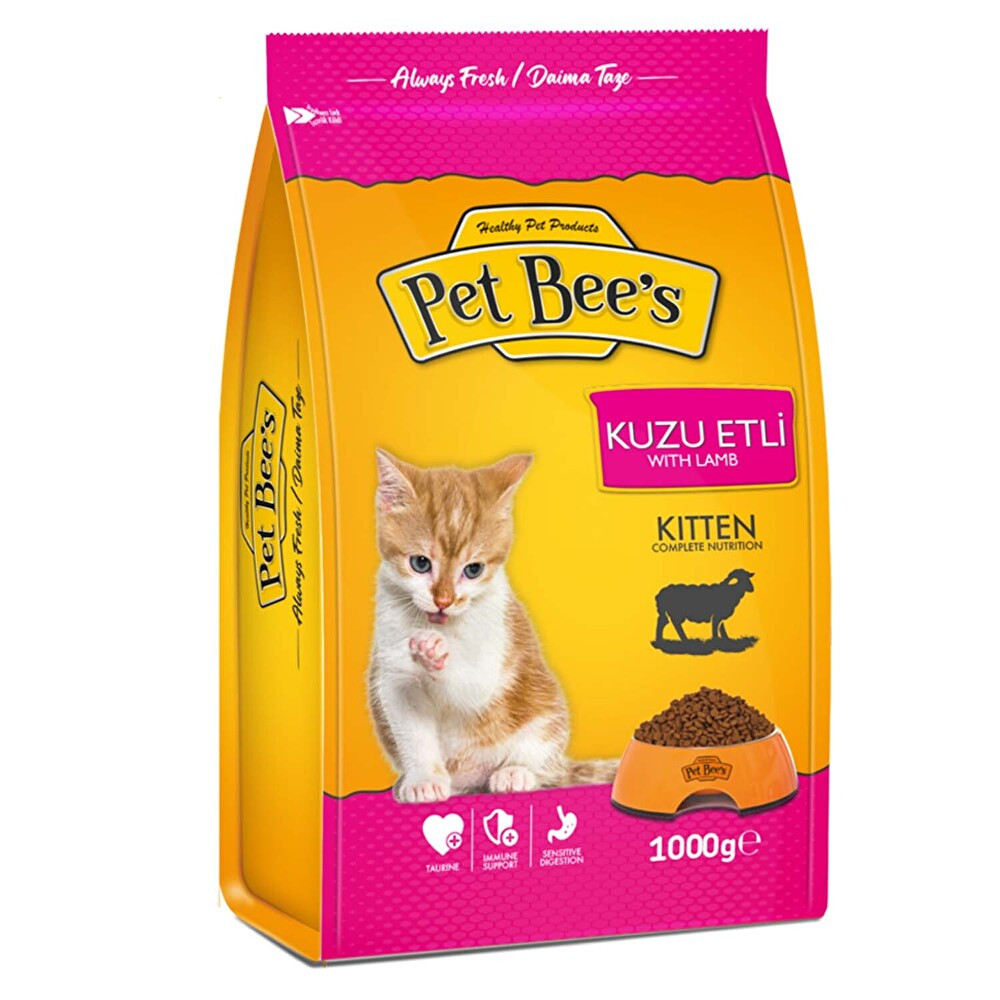 Pet Bee's Yavru Kedi Kuru Mama Kuzu Etli 1000 g Evcil Hayvan Ürünleri Fiyatı