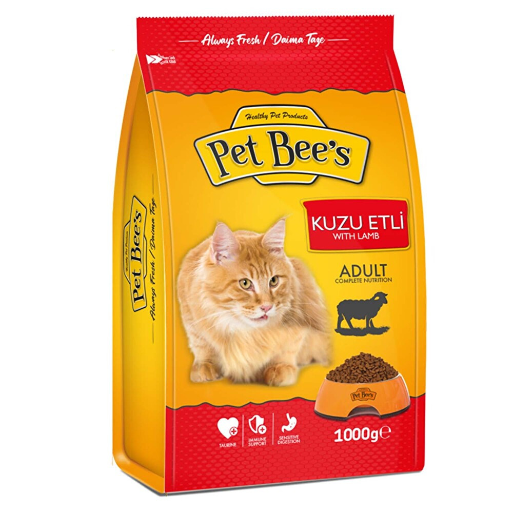 Pet Bee's Yetişkin Kedi Kuru Mama Kuzu Etli 1000 g Evcil Hayvan Ürünleri Fiyatı