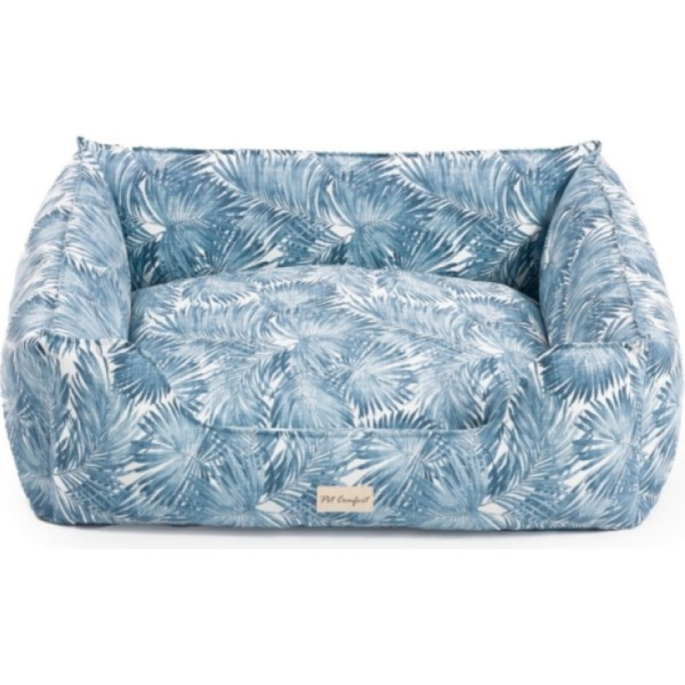 Pet Comfort Alpha Merta Mavi-Beyaz Köpek Yatağı L 85X105CM - Farmapets Evcil Hayvan Ürünleri Fiyatı