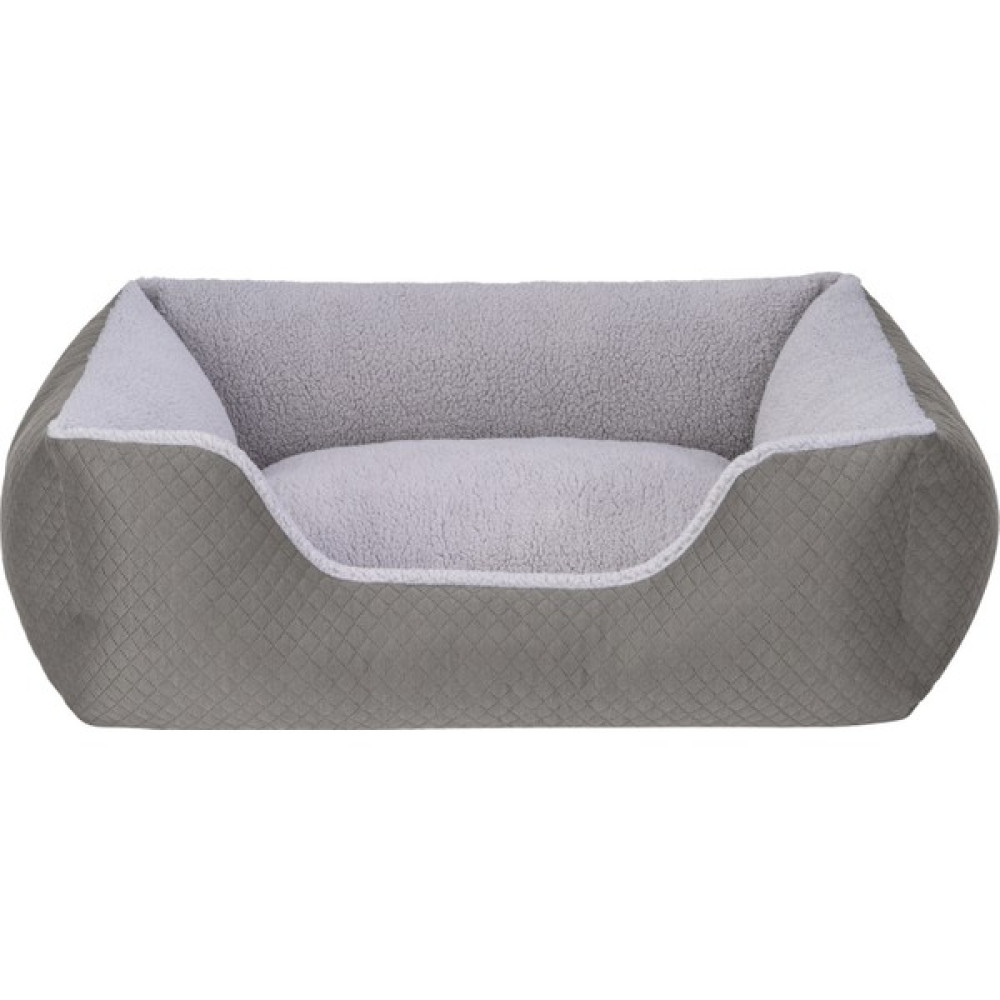 Pet Comfort Echo Köpek Yatağı Gri/Gri Peluş M 80x65cm - 80 x 65 cm - Gri Oto Boyaları Fiyatı