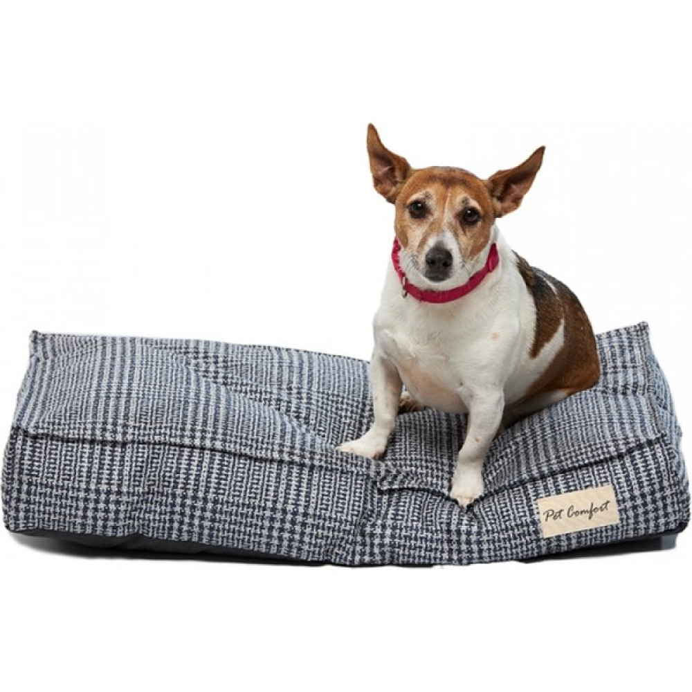 Pet Comfort Lima Varius Lacivert Kareli Köpek Yatağı S 40X70CM - Farmapets Evcil Hayvan Ürünleri Fiyatı