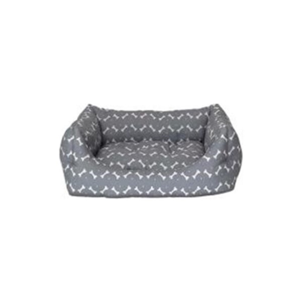 Pet Comfort Uniform Bone Gri-Beyaz Kedi ve Köpek Yatağı S 40X50CM - Kong - renk - Renkli Evcil Hayvan Ürünleri Fiyatı