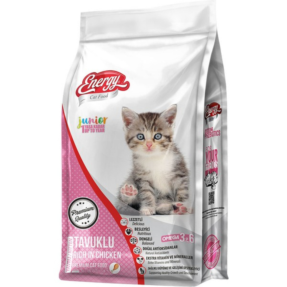 Pet Food Energy Cat Food Energy Tavuklu Yavru Kedi Maması 3 kg Evcil Hayvan Ürünleri Fiyatı