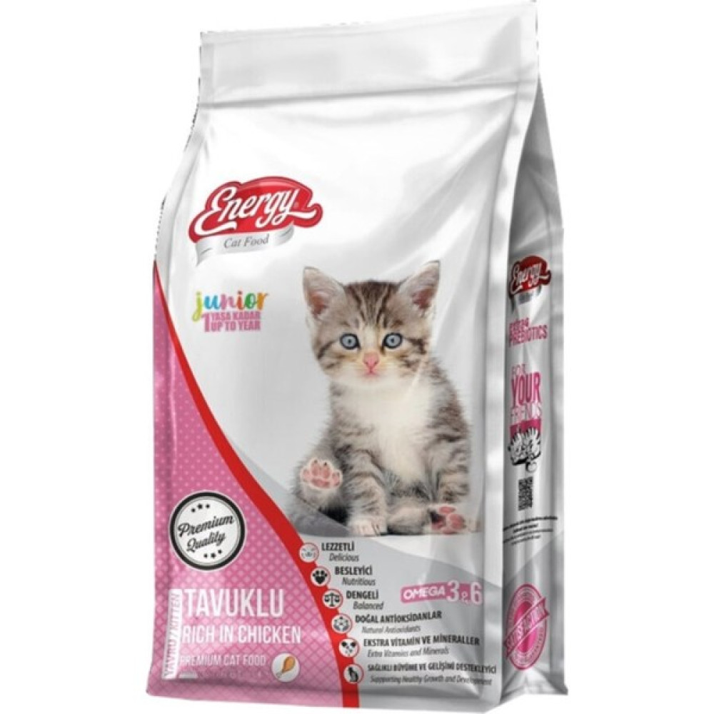 Pet Food Energy Cat Food Energy Tavuklu Yavru Kedi Maması-3 Kilogram Evcil Hayvan Ürünleri Fiyatı