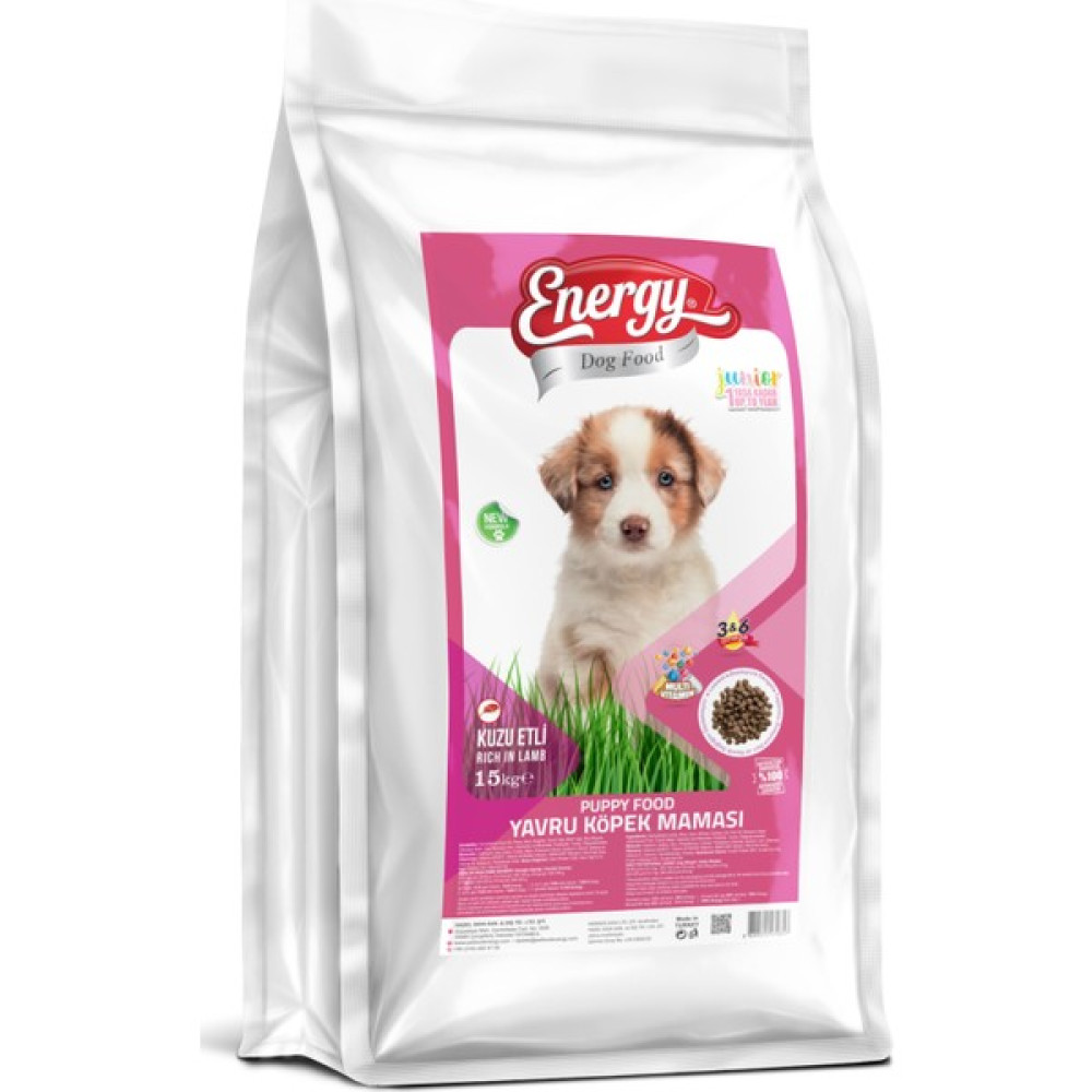 Pet Food Energy Dog Food Energy 15 kg Kuzu Etli Yavru Köpek Maması Evcil Hayvan Ürünleri Fiyatı