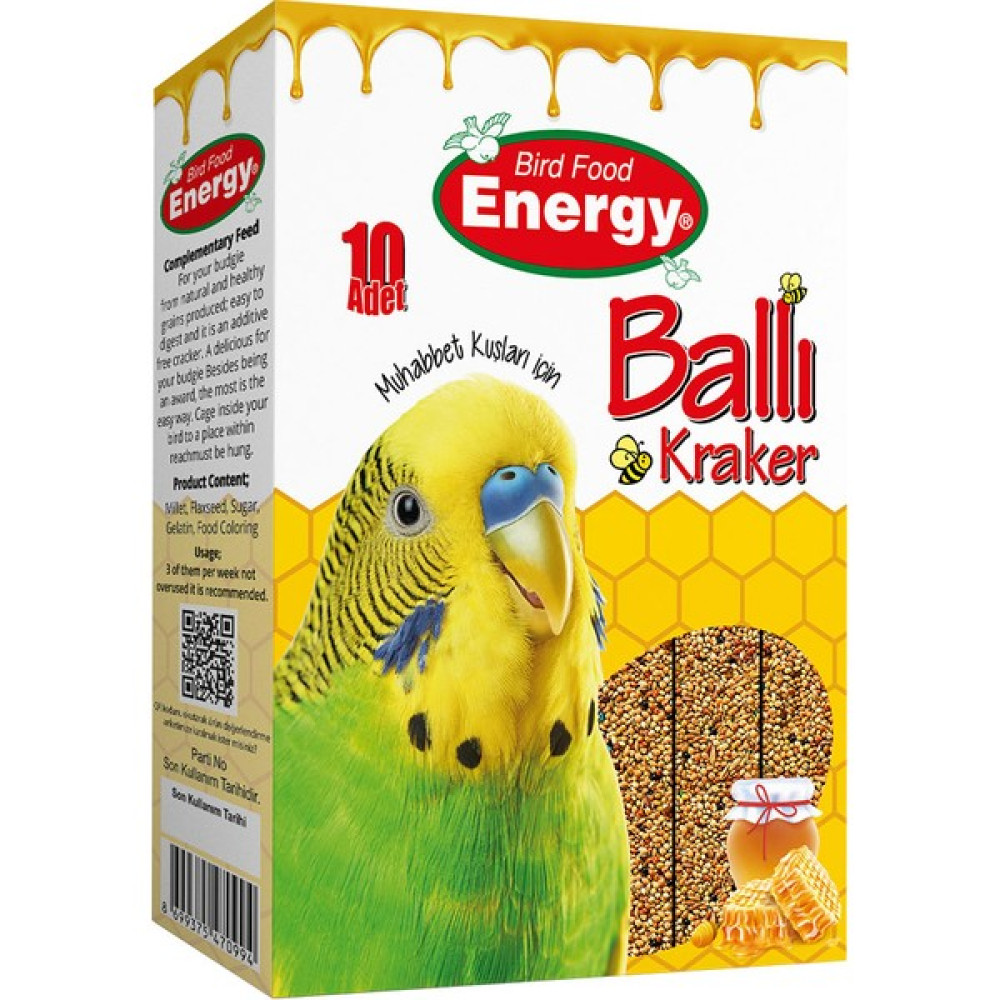 Pet Food Energy Energy 10'lu Ballı Muhabbet Kuşu Krakeri Evcil Hayvan Ürünleri Fiyatı