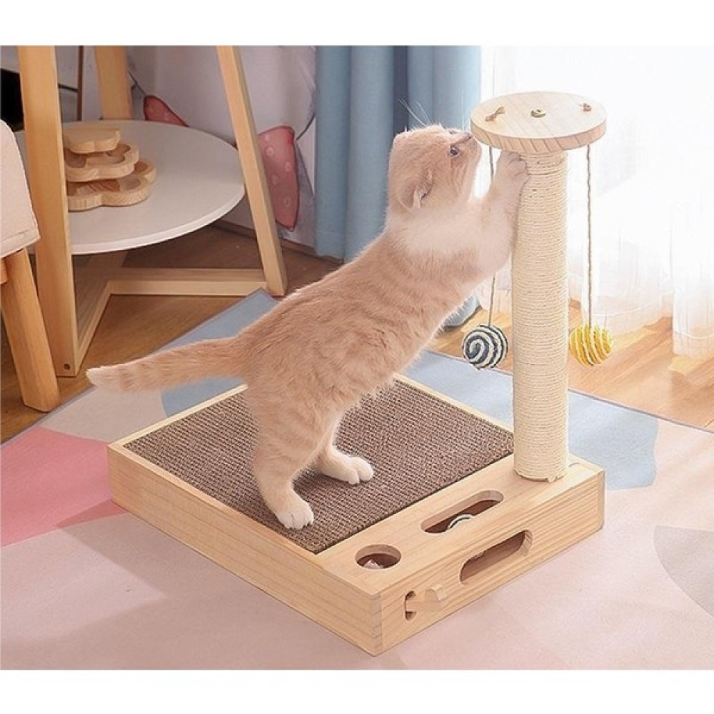 Pet Kedi Tırmalama Topu Tırmalama Tahtası Öğütücü Aşınmaya Dayanıklı Sisal Oluklu Kağıt Masif Ahşap Kombinasyonu Takım Elbise Tek Parça Hamster Ked... Evcil Hayvan Ürünleri Fiyatı