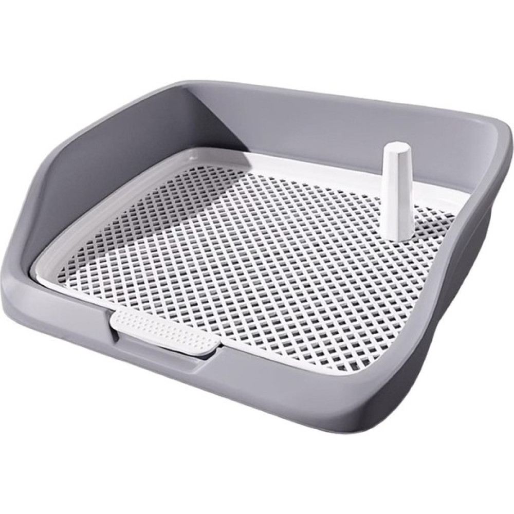 Pet Köpek Tuvalet Köpek Yavrusu Eğitimi Lazımlık Tepsisi Lazımlık Tava Kapalı Köpek Lazımlık Tepsisi Gri (Yurt Dışından) - 52 x 38 x 20 cm Evcil Hayvan Ürünleri Fiyatı