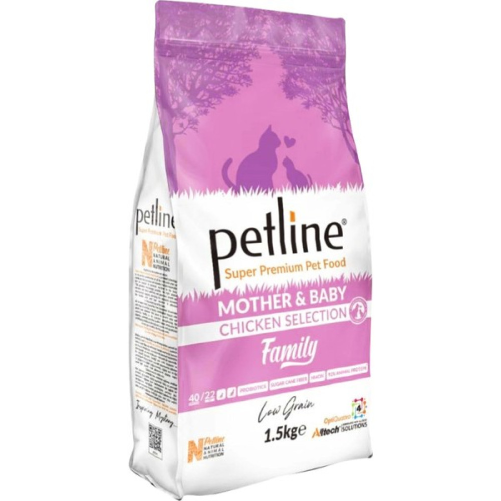 Pet Line Family Mother & Baby Tavuklu Düşük Tahıllı Yavru Kedi Maması 1,5 kg Evcil Hayvan Ürünleri Fiyatı