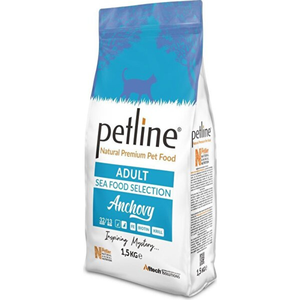 Pet Line Natural Premium Seafood Hamsili Yetişkin Kedi Maması 1,5 kg Evcil Hayvan Ürünleri Fiyatı