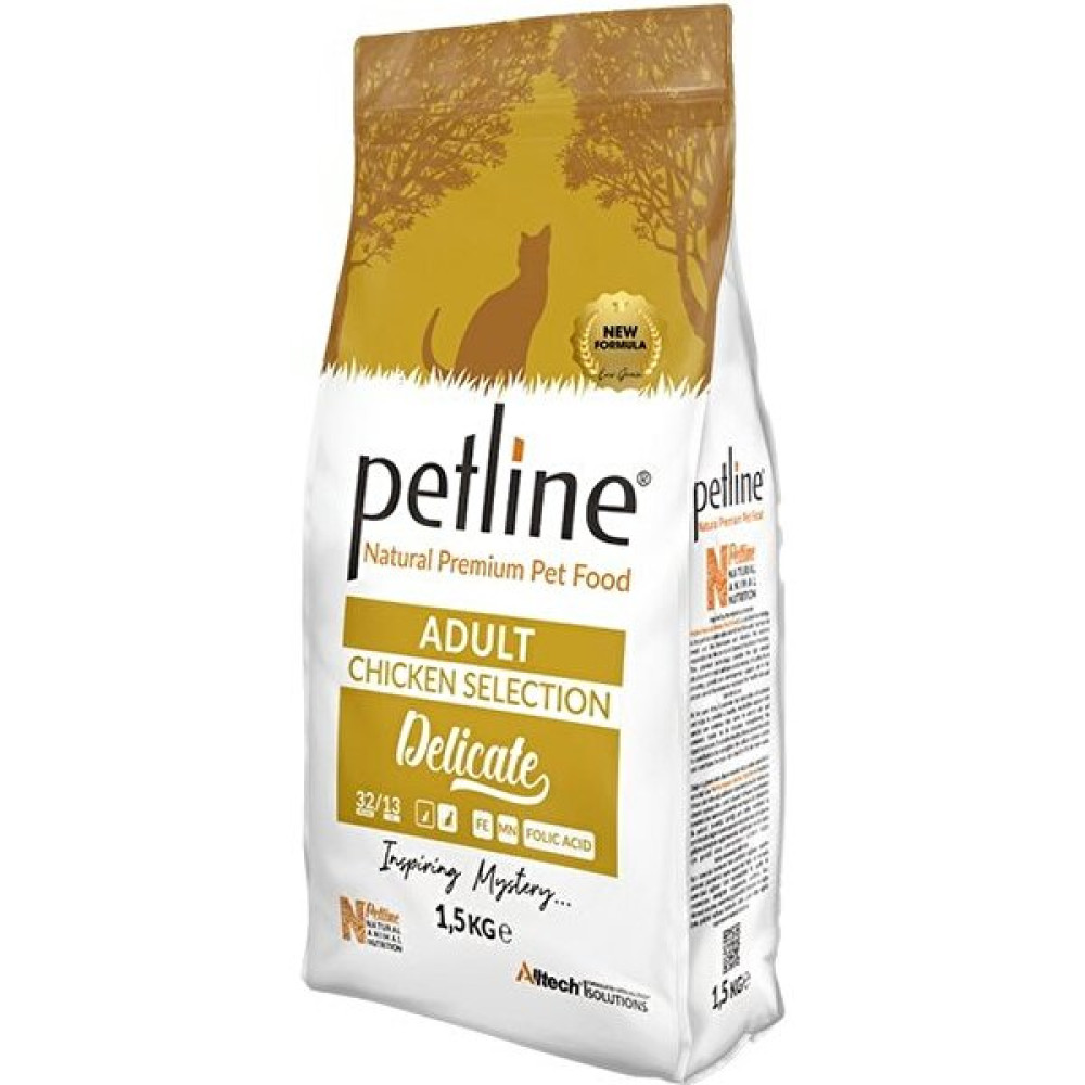 Pet Line Petline Natural Delicate Adult Tavuklu Yetişkin Kedi Maması 1.5 kg Evcil Hayvan Ürünleri Fiyatı
