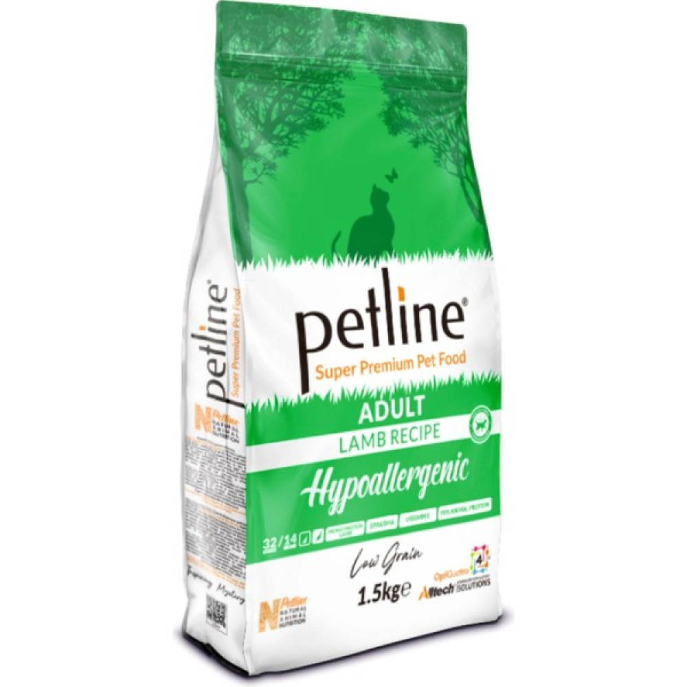 Pet Line Petline Süper Premium Hypoallergenic - Kuzu Etli Hypoallergenic Yetişkin Kedi Maması 1,5kg Evcil Hayvan Ürünleri Fiyatı