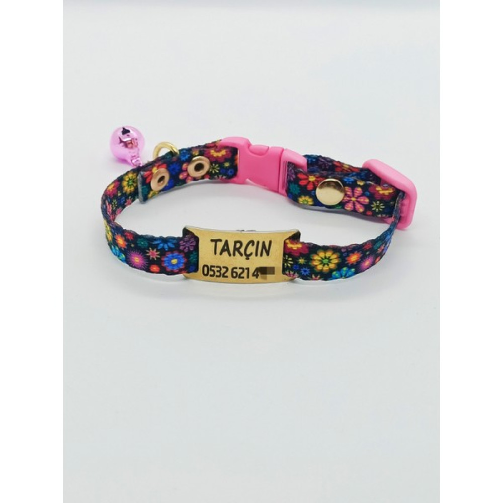 Pet Love Forever İsimli Çiçekli Kedi Tasması 13-20 cm S Evcil Hayvan Ürünleri Fiyatı