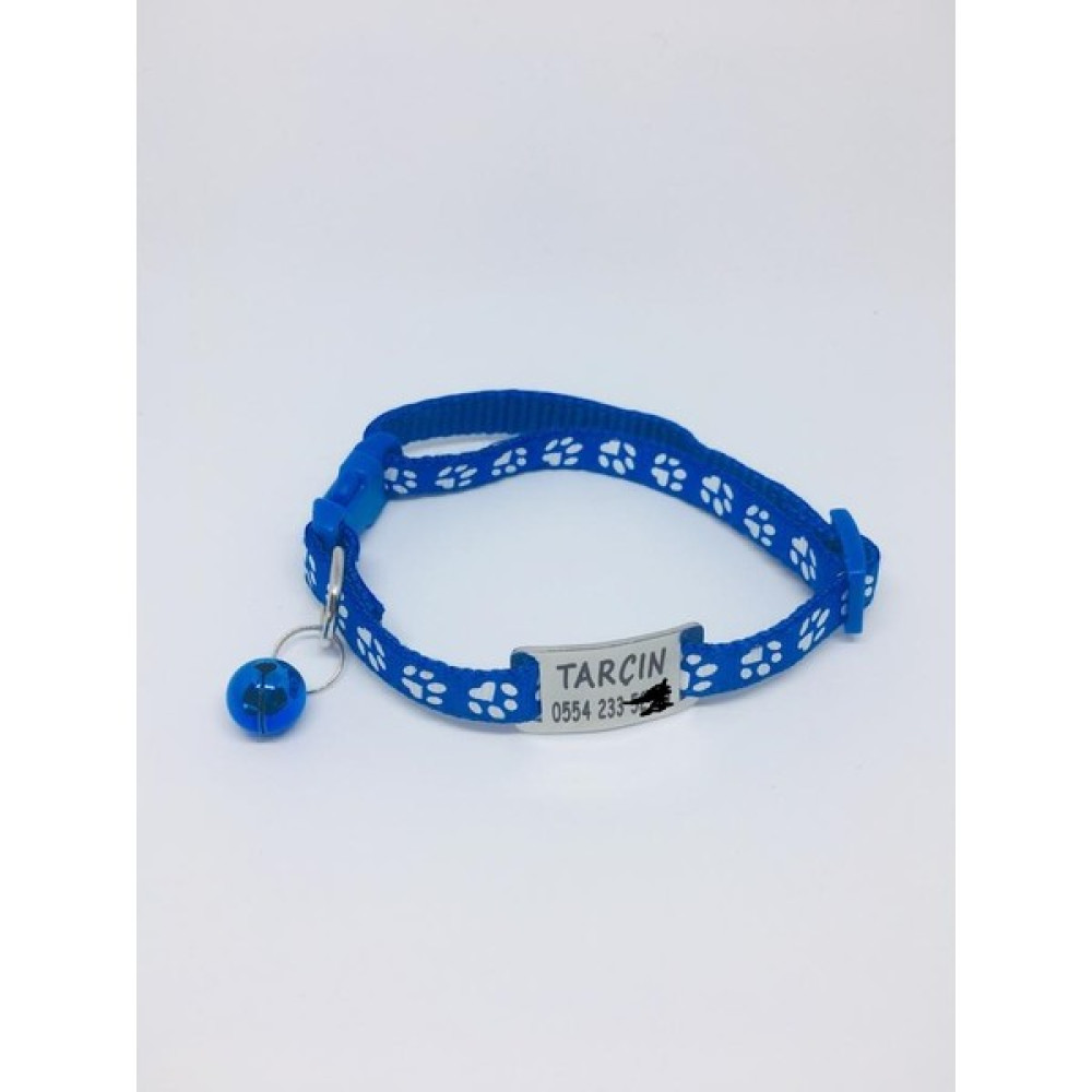 Pet Love Kedi Künyesi, Köpek Künyesi, Isimli Kedi Tasması, Isimli Köpek Tasması - Mavi - Min. 19 cm - Max. 32 cm Evcil Hayvan Ürünleri Fiyatı