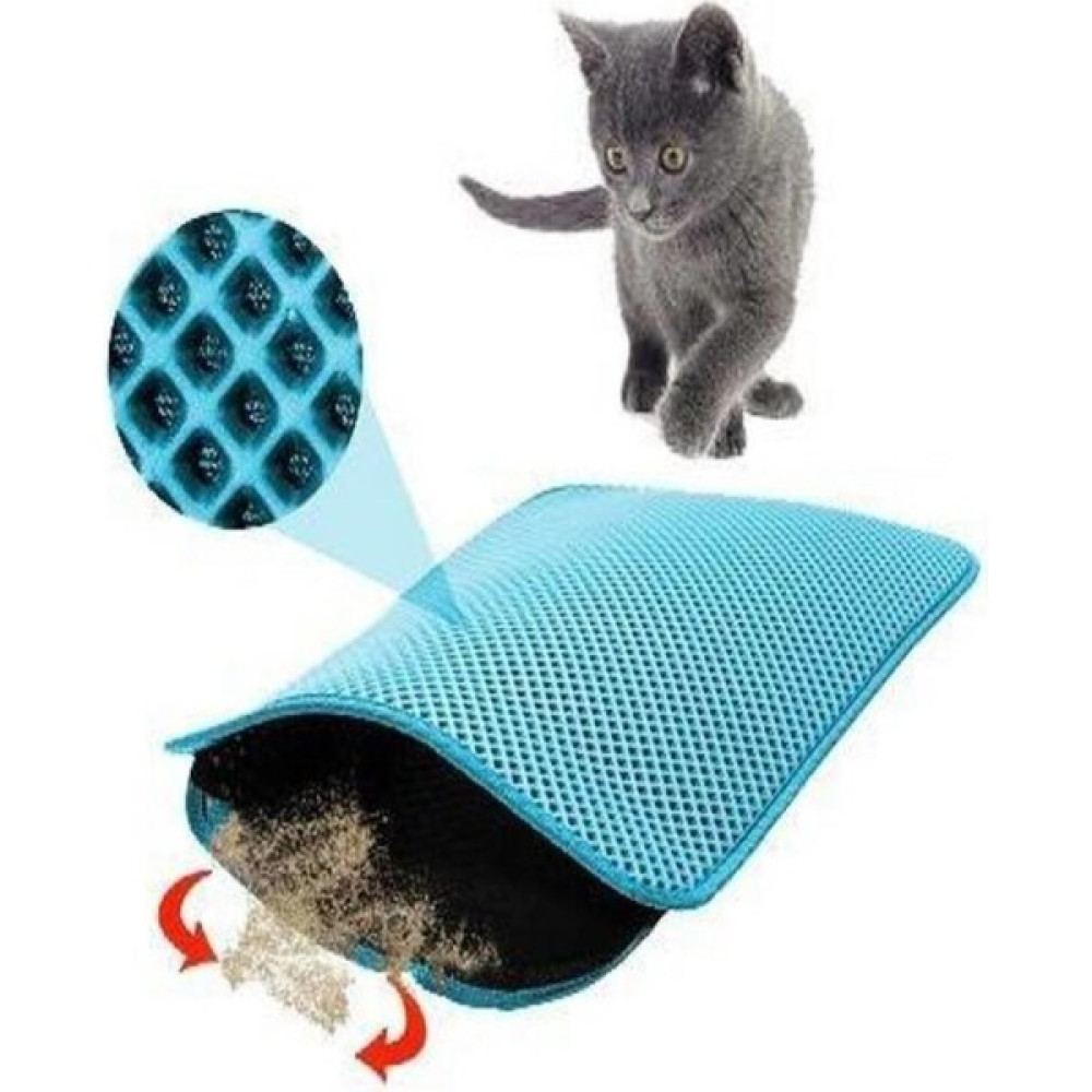 Pet Pretty Elekli Kedi Tuvalet Paspası Turkuaz 50X60 cm Evcil Hayvan Ürünleri Fiyatı