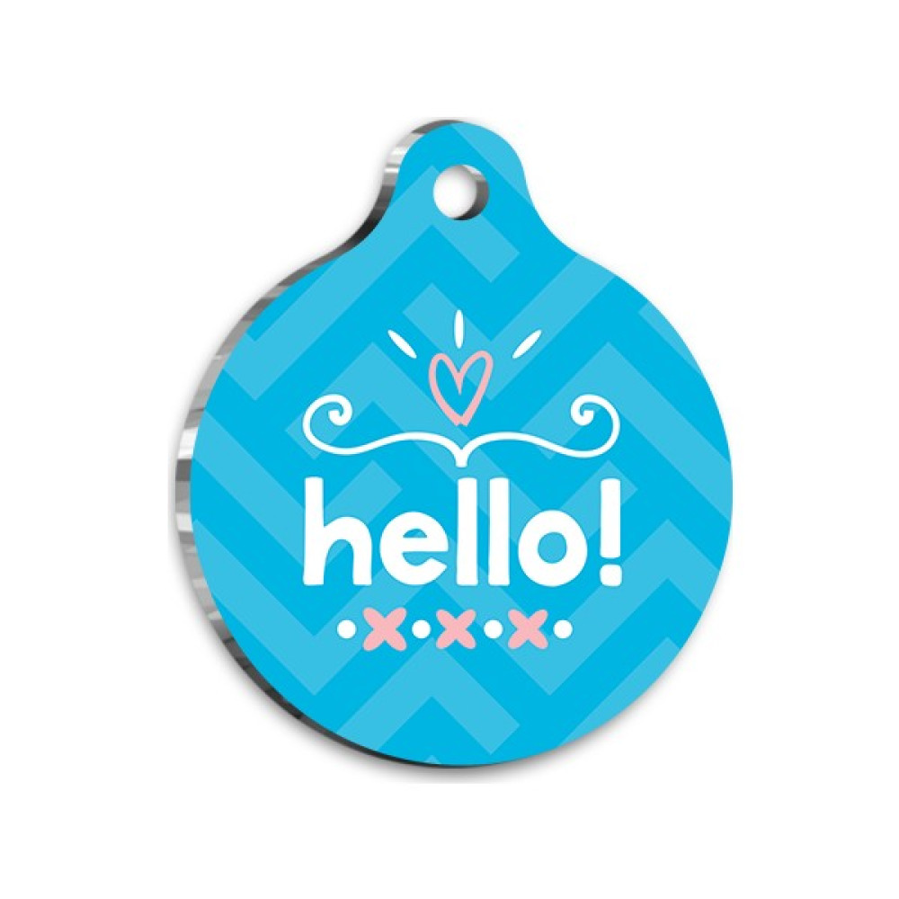 Pet Tag Art Hello Mavi Kedi Köpek Künyesi - L Evcil Hayvan Ürünleri Fiyatı