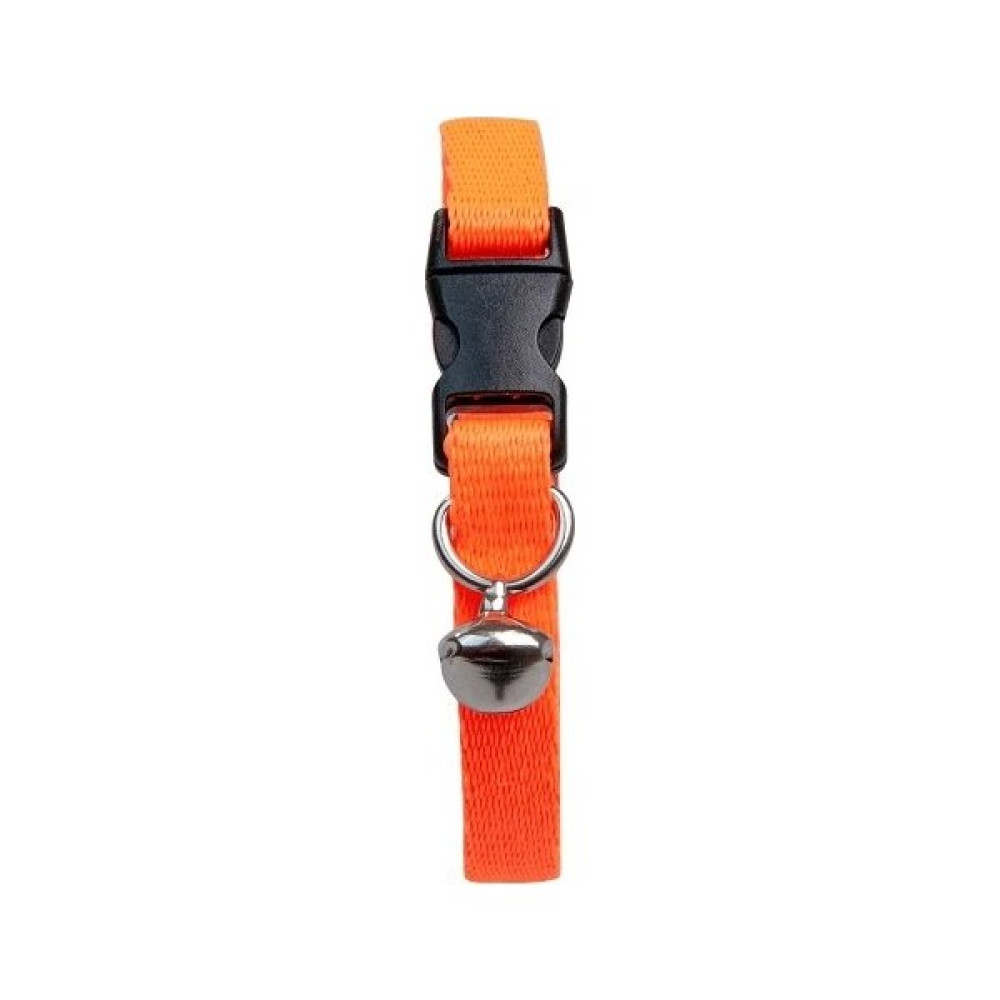Pet Tag Art Neon Turuncu Zilli Ayarlanabilir Kedi Boyun Tasması 22-30 cm Evcil Hayvan Ürünleri Fiyatı