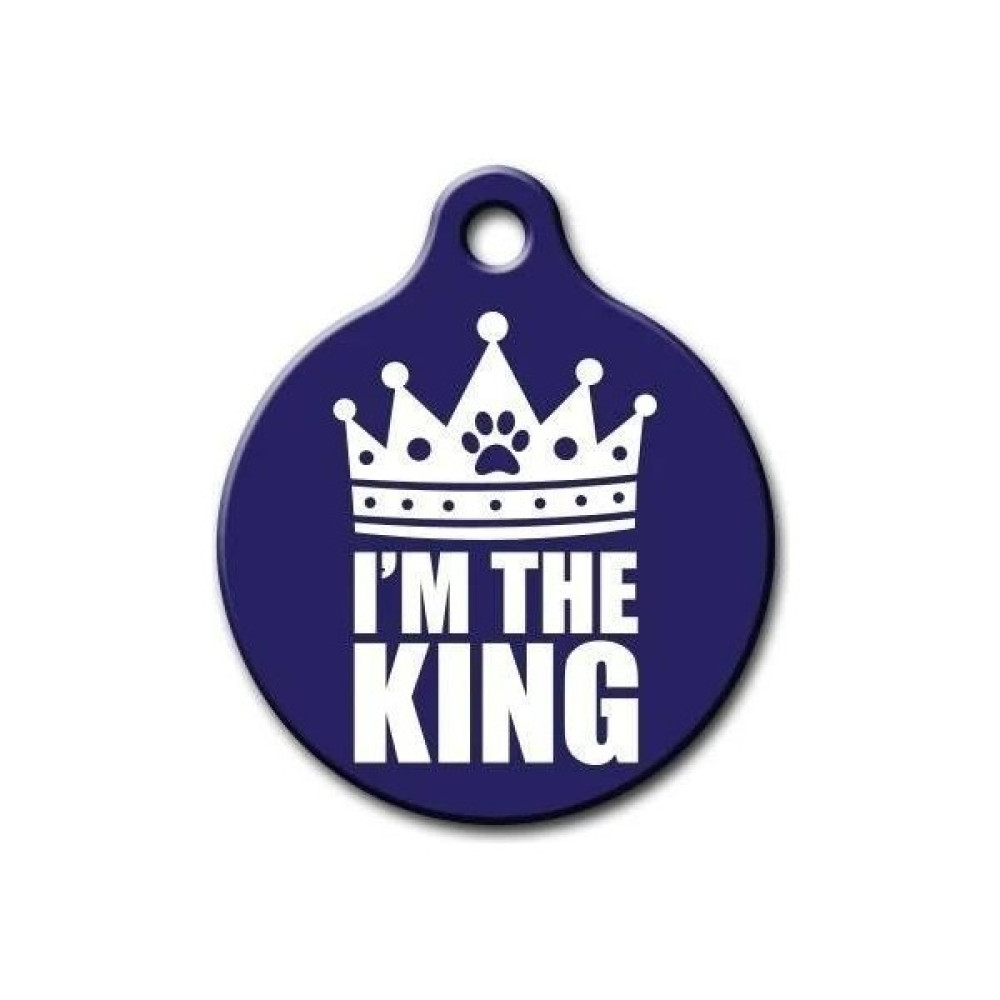 Pet Tag Art Qr Smart Id I´m The King Kedi Köpek Künyesi Evcil Hayvan Ürünleri Fiyatı