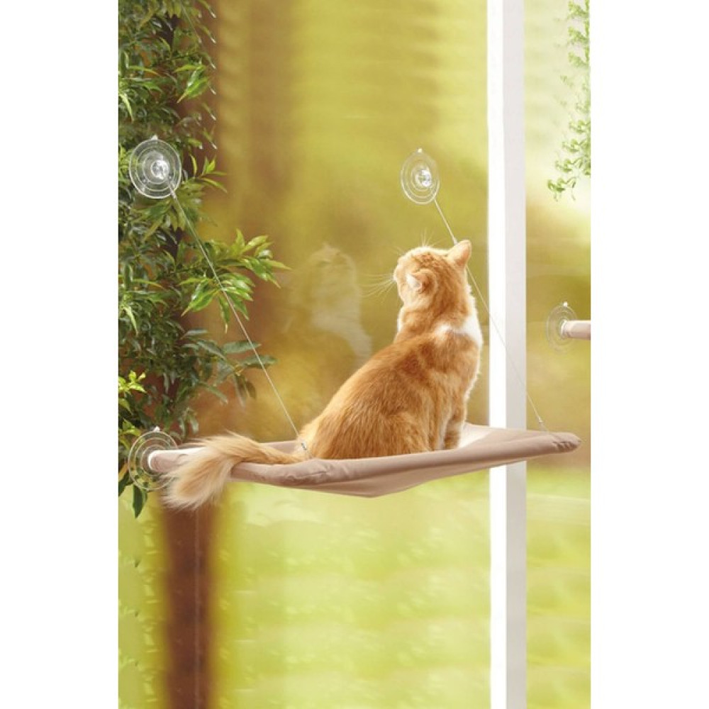 Pet Zoom Cama Yapışan Kedi Yatağı - 100 x 100 cm - Bej Evcil Hayvan Ürünleri Fiyatı