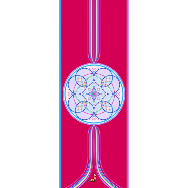 Petarya Mandala Series 4.1 MM Eternal Life Creation Doğal Kauçuk Kaydırmaz Yoga Matı Pilates Minderi Fiyatı