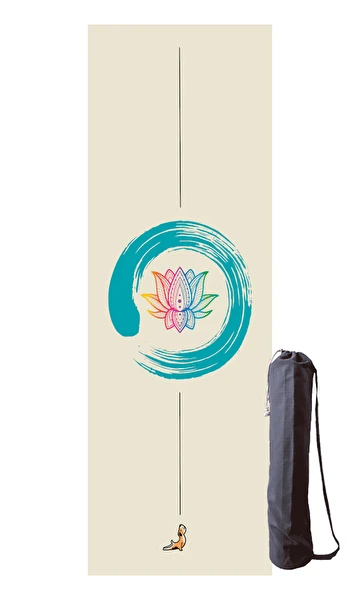 Petarya Reflect Series 4.1 MM Enso Lotus Doğal Kauçuk Kaydırmaz Yoga Matı Pilates Minderi Fiyatı