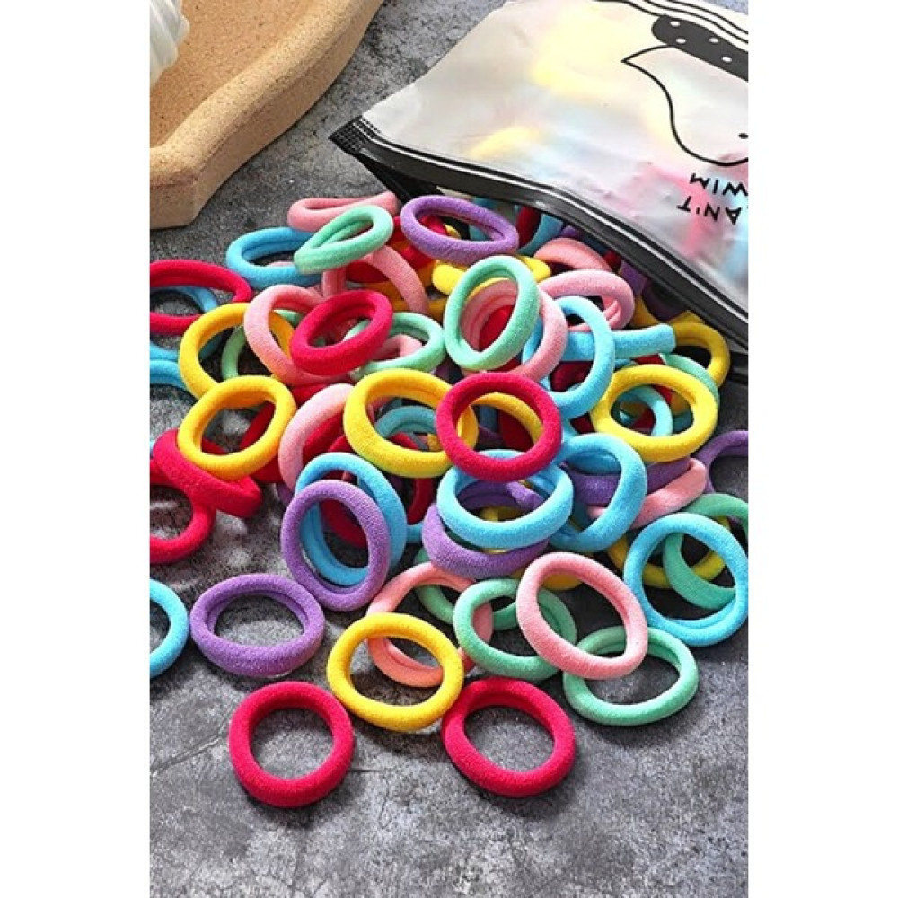Petek Aksesuar 100 Adet Renkli Çantalı Lastik Toka Soft Toka, Taç & Saç Bandı Fiyatı