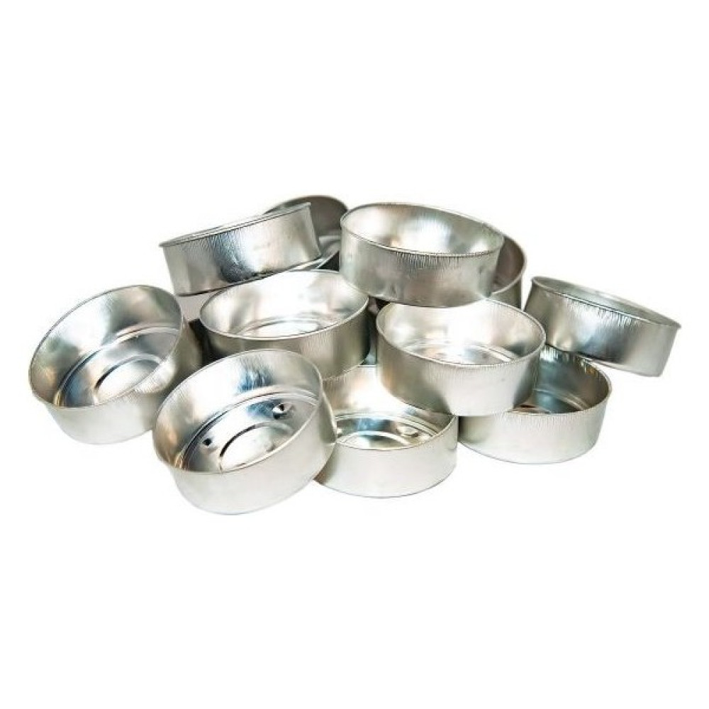 Petekoğlu (20 Adet) Boş Alüminyum Tealight Kabı Standart Boy - Gümüş Şamdan Fiyatı