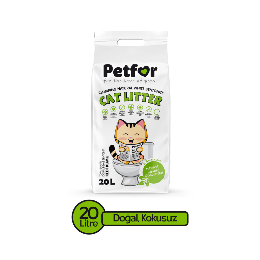 Petfor 20 LT Natural Kedi Kumu Evcil Hayvan Ürünleri Fiyatı