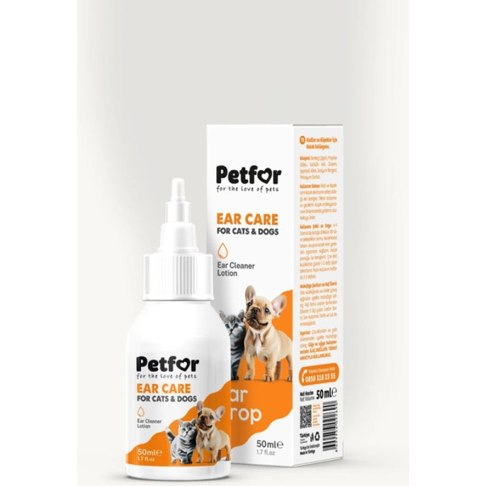 Petfor Kedi ve Köpekler Için Kulak Bakım Damlası 50 ml Evcil Hayvan Ürünleri Fiyatı