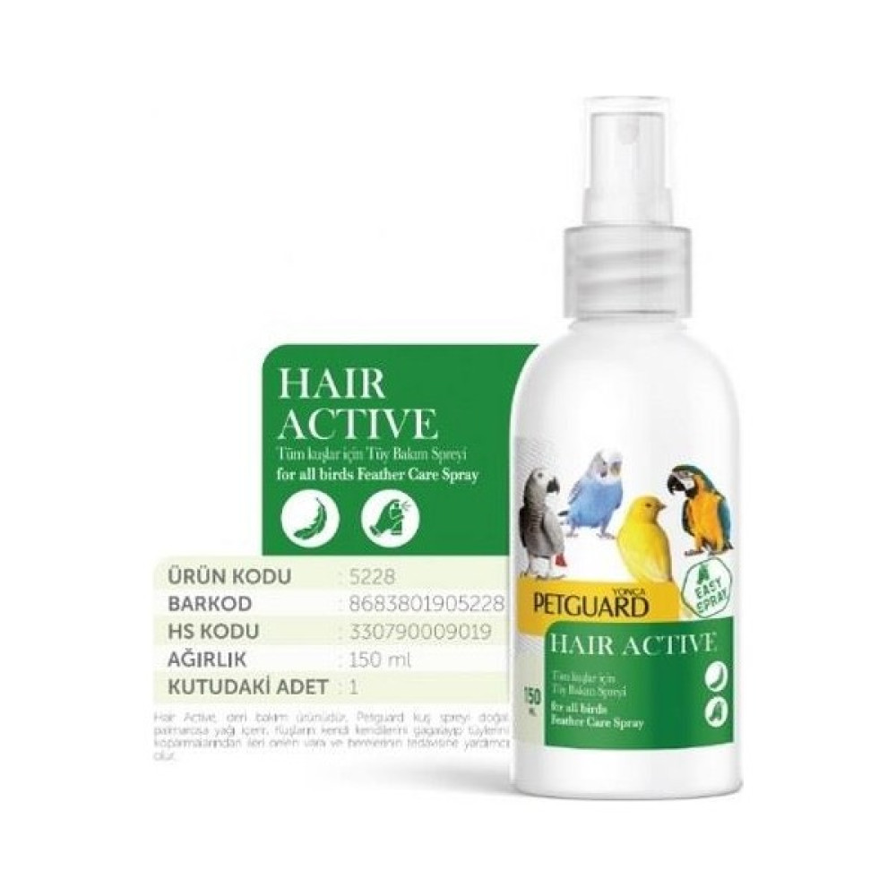 Petguard Kuş Vit Hair Active 150 ml Oto Boyaları Fiyatı