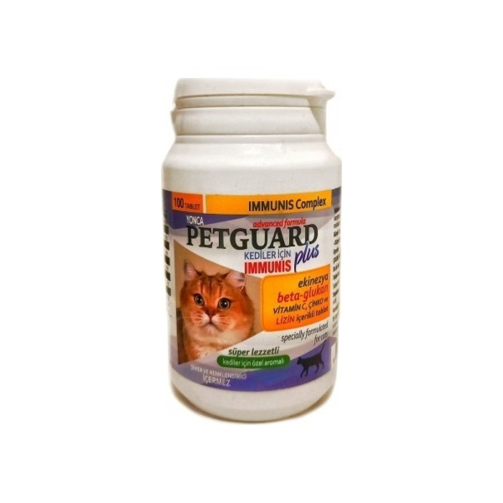 Petguard Plus Immunıs Kediler Için Tablet 100 Adet Oto Boyaları Fiyatı